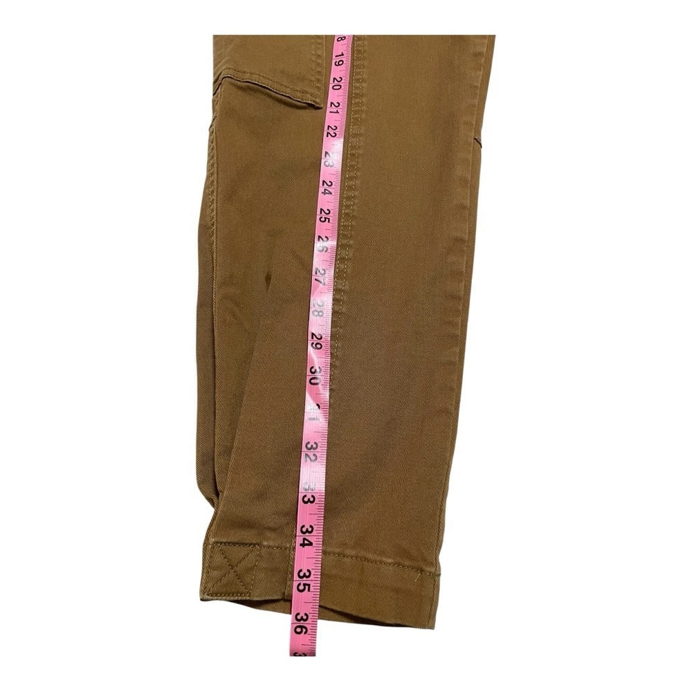 BANANA REPUBLIC Tapered Cargo Pants SZ 8​​ KHAKI BARREL LEG PANTS - Picture 7 of 9